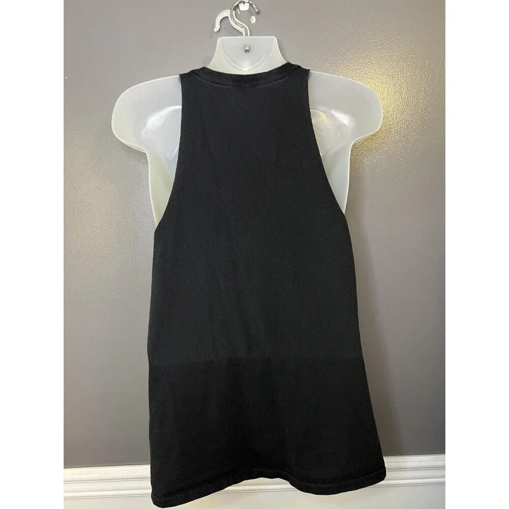Johnny Cash Shirt Mens XL Black Mean As Hell Guns Spade Tank Top Graphic Tee - Picture 5 of 7